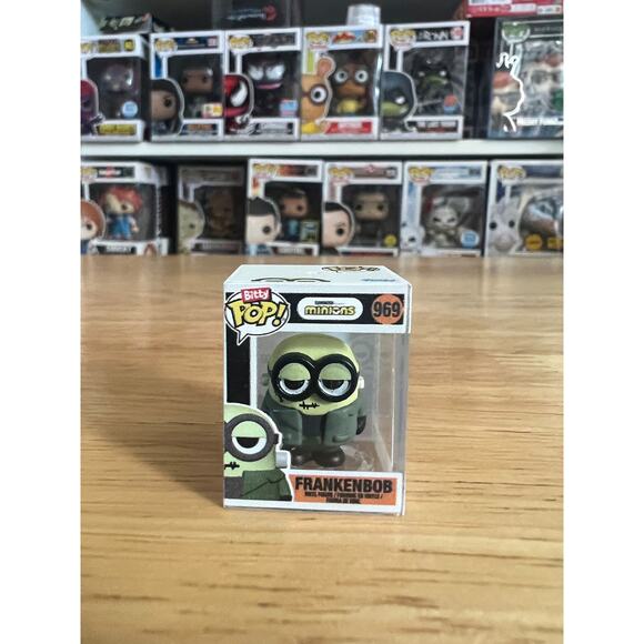 BITTY Frankenbob Minion Funko Pop #969 Despicable Me Minions Movies Halloween - Picture 1 of 6